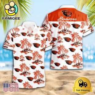NCAA Oregon State Beavers Logo Best Mens Hawaiian Shirts