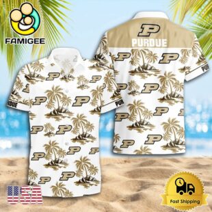 NCAA Purdue Boilermakers Logo Best Mens Hawaiian Shirts