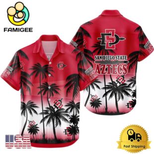 NCAA San Diego State Aztecs Coconut Forest Tropical Style Hawaiian Shirt
