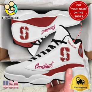 NCAA Stanford Cardinal New Team Logo Custom Air Jordan 13 Shoes