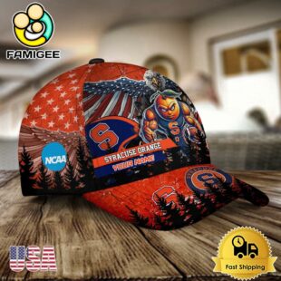 NCAA Syracuse Orange Mascot Logo Custom Name Baseball Cap
