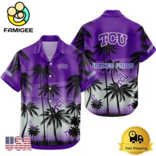 NCAA TCU Horned Frogs Coconut Forest Tropical Style Hawaiian Shirt