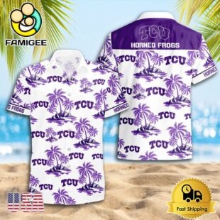 NCAA TCU Horned Frogs Logo Best Mens Hawaiian Shirts