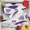 NCAA TCU Horned Frogs New Team Logo Custom Air Jordan 13 Shoes