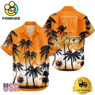 NCAA Tennessee Volunteers Coconut Forest Tropical Style Hawaiian Shirt