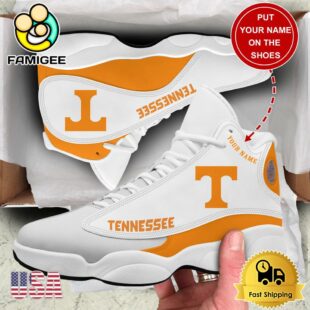 NCAA Tennessee Volunteers New Team Logo Custom Air Jordan 13 Shoes