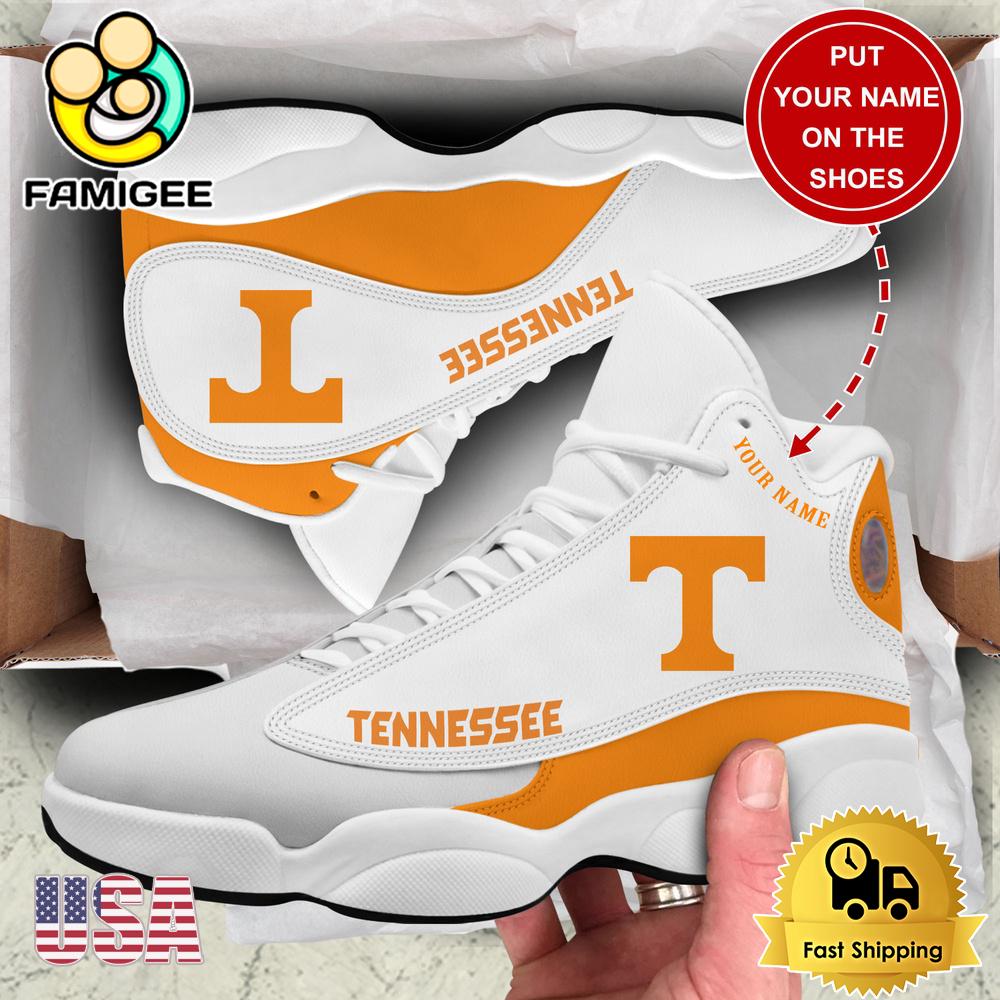 NCAA Tennessee Volunteers New Team Logo Custom Air Jordan 13 Shoes NCAA Tennessee Volunteers New Team Logo Custom Air Jordan 13 Shoes