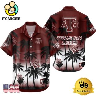 NCAA Texas A&M Aggies Coconut Forest Tropical Style Hawaiian Shirt