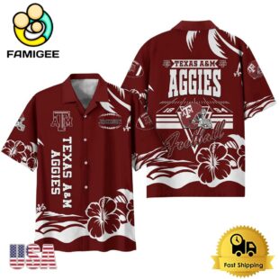 NCAA Texas A&M Aggies Football Summer Vibes Custom Hawaiian Shirt