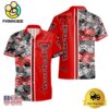 NCAA Texas Tech Red Raiders Tropical Floral Design Hawaiian Shirt