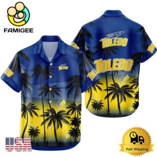 NCAA Toledo Rockets Coconut Forest Tropical Style Hawaiian Shirt