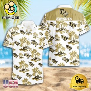 NCAA UCF Knights Logo Best Mens Hawaiian Shirts