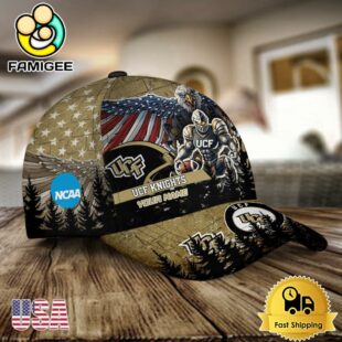 NCAA UCF Knights Mascot Logo Custom Name Baseball Cap