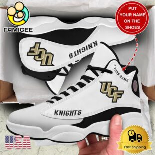 NCAA UCF Knights New Team Logo Custom Air Jordan 13 Shoes