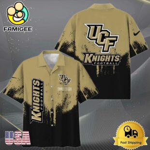 NCAA UCF Knights Paint Splatter Custom Hawaiian Shirt