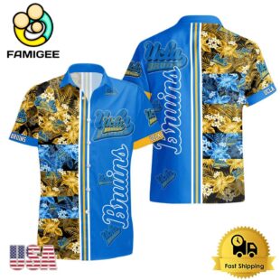 NCAA UCLA Bruins Tropical Floral Design Hawaiian Shirt