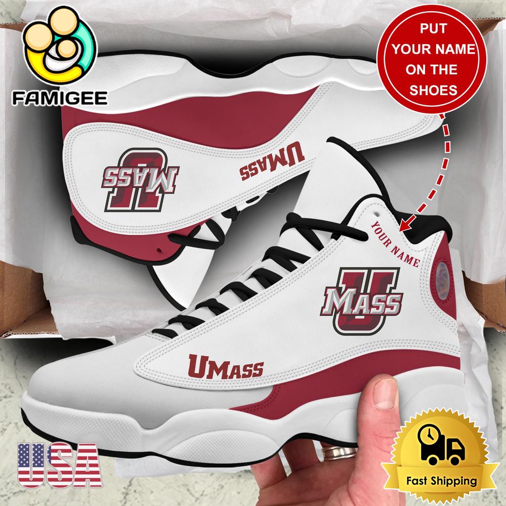NCAA UMass Minutemen New Team Logo Custom Air Jordan 13 Shoes NCAA UMass Minutemen New Team Logo Custom Air Jordan 13 Shoes
