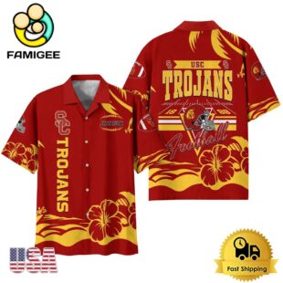 NCAA USC Trojans Football Summer Vibes Custom Hawaiian Shirt