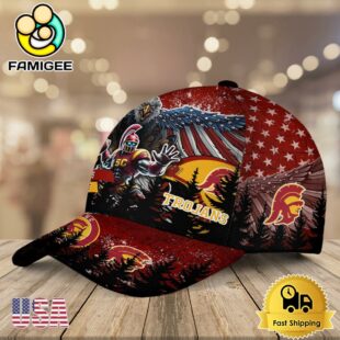 NCAA USC Trojans Mascot Logo Custom Name Baseball Cap