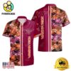 NCAA Virginia Tech Hokies Tropical Floral Design Hawaiian Shirt