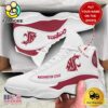 NCAA Washington State Cougars New Team Logo Custom Air Jordan 13 Shoes