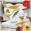 NCAA West Virginia Mountaineers New Team Logo Custom Air Jordan 13 Shoes