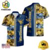 NCAA West Virginia Mountaineers Tropical Floral Design Hawaiian Shirt
