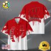 NCAA Wisconsin Badgers Custom Paint Splatter Logo Hawaiian Shirt