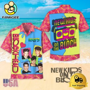 New Kids on the Block Vintage Hawaiian Shirt