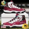 NFL Arizona Cardinals Every Down Counts Custom Air Jordan 11 Shoes