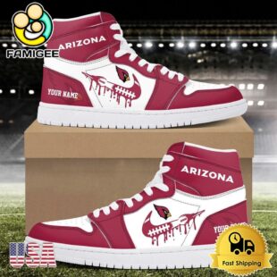NFL Arizona Cardinals Logo Edition Custom Air Jordan 1 Shoes