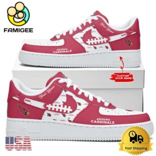 NFL Arizona Cardinals New Logo Design Custom Air Force 1 Shoes