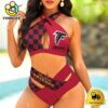 NFL Atlanta Falcons Custom Sports Women Crisscross Swimsuit