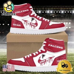 NFL Atlanta Falcons Logo Edition Custom Air Jordan 1 Shoes