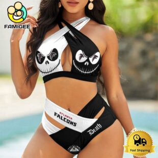 NFL Atlanta Falcons Team Women Crisscross Swimsuit
