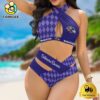 NFL Baltimore Ravens Halter Neck Women Crisscross Swimsuit