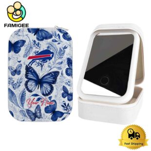 NFL Buffalo Bills Beautiful Butterfly Custom Led Makeup Box