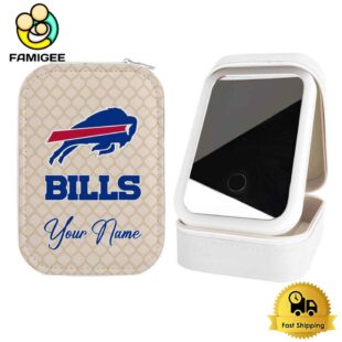 NFL Buffalo Bills Custom Led Makeup Box