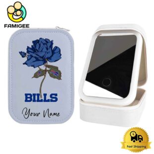 NFL Buffalo Bills Flower Custom Led Makeup Box