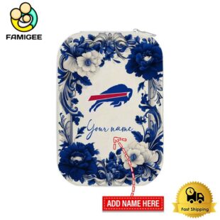 NFL Buffalo Bills Flower Frame Pattern Custom Led Makeup Box