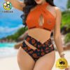 NFL Chicago Bears Halter Neck Women Crisscross Swimsuit