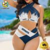 NFL Dallas Cowboys Halter Neck Women Crisscross Swimsuit