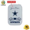 NFL Dallas Cowboys Heart Pattern Custom Led Makeup Box