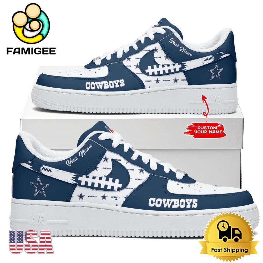 NFL Dallas Cowboys New Logo Design Custom Air Force 1 Shoes NFL Dallas Cowboys New Logo Design Custom Air Force 1 Shoes