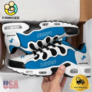 NFL Detroit Lions New Logo Design Custom Air Max Plus Shoes
