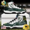 NFL Green Bay Packers Every Down Counts Custom Air Jordan 11 Shoes