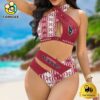 NFL Houston Texans Halter Neck Women Crisscross Swimsuit