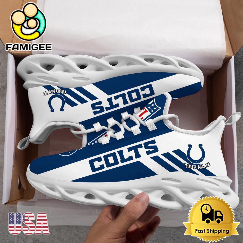 NFL Indianapolis Colts Patriotic Style Custom Name Max Soul Shoes NFL Indianapolis Colts Patriotic Style Custom Name Max Soul Shoes