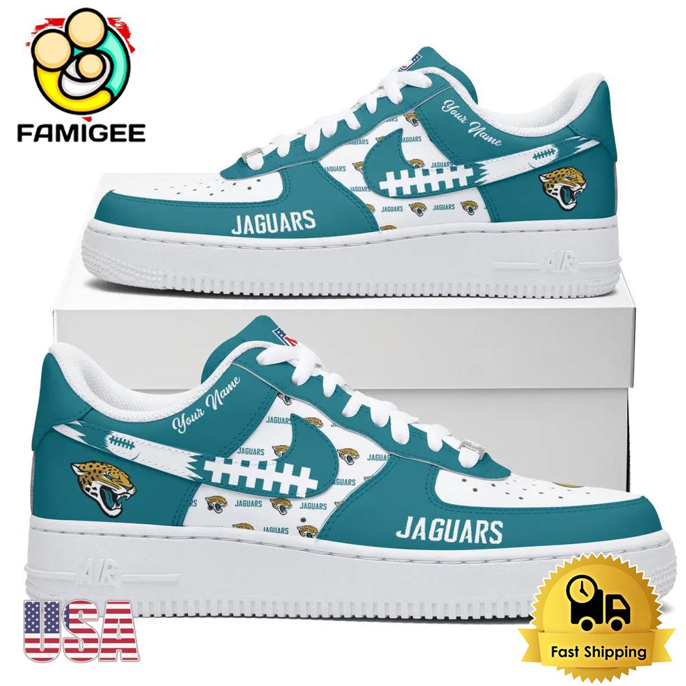 NFL Jacksonville Jaguars New Logo Design Custom Air Force 1 Shoes NFL Jacksonville Jaguars New Logo Design Custom Air Force 1 Shoes