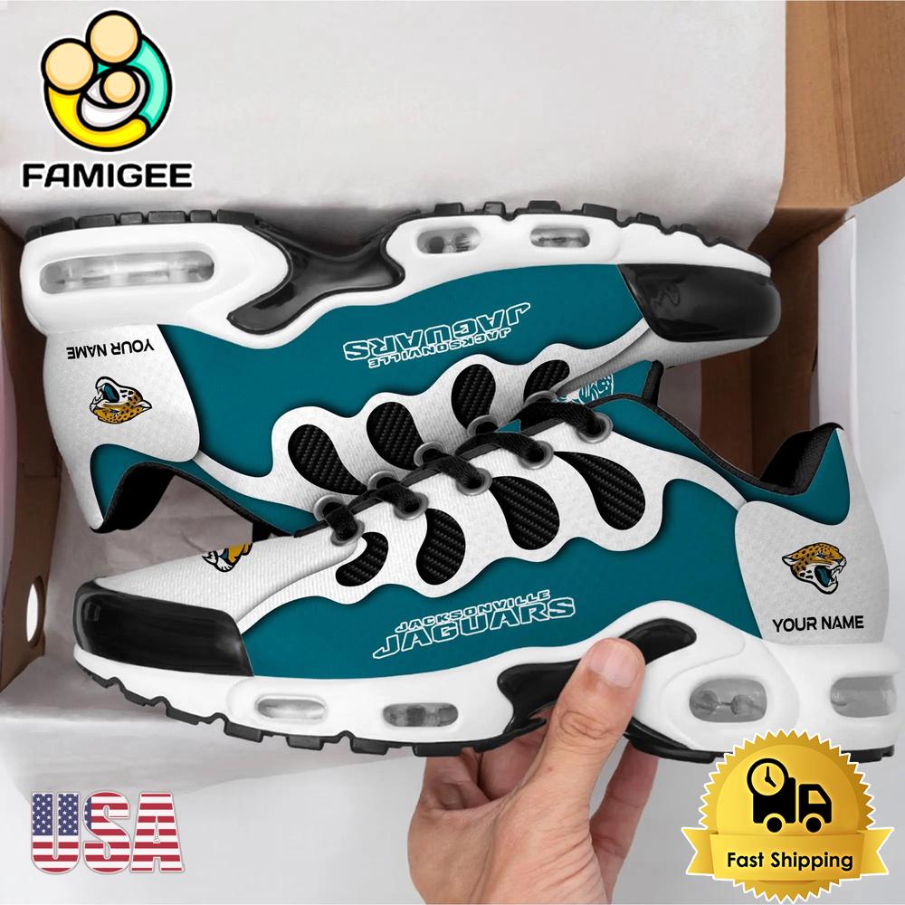 NFL Jacksonville Jaguars New Logo Design Custom Air Max Plus Shoes NFL Jacksonville Jaguars New Logo Design Custom Air Max Plus Shoes